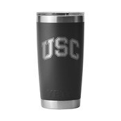 USC Trojans Black Arch 20oz Rambler with Magslider Lid